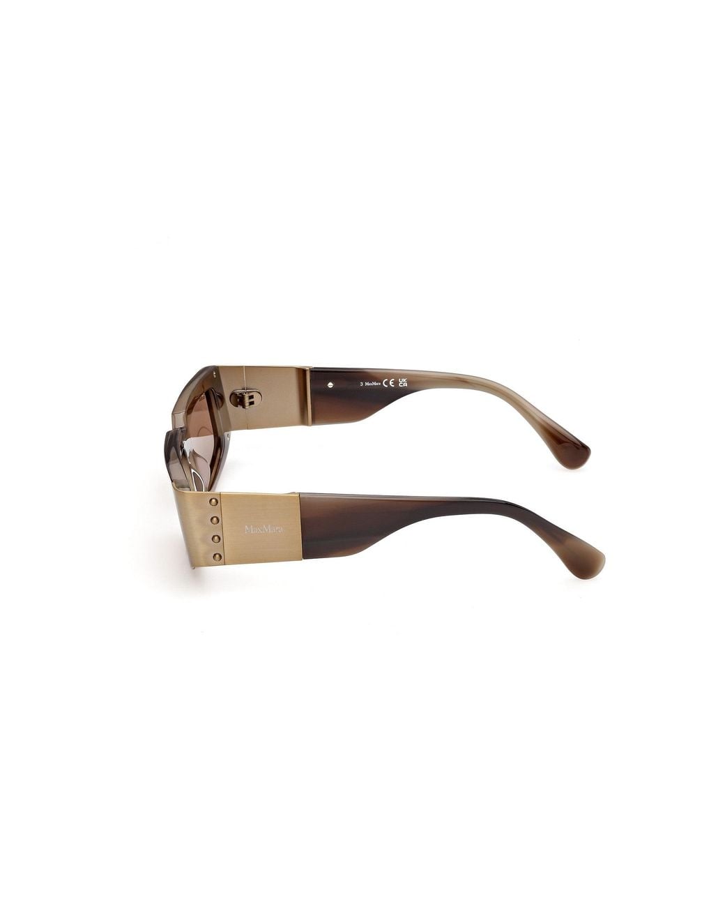 Max Mara Black Mm0217 62E Sunglasses Acetate Squared Normal