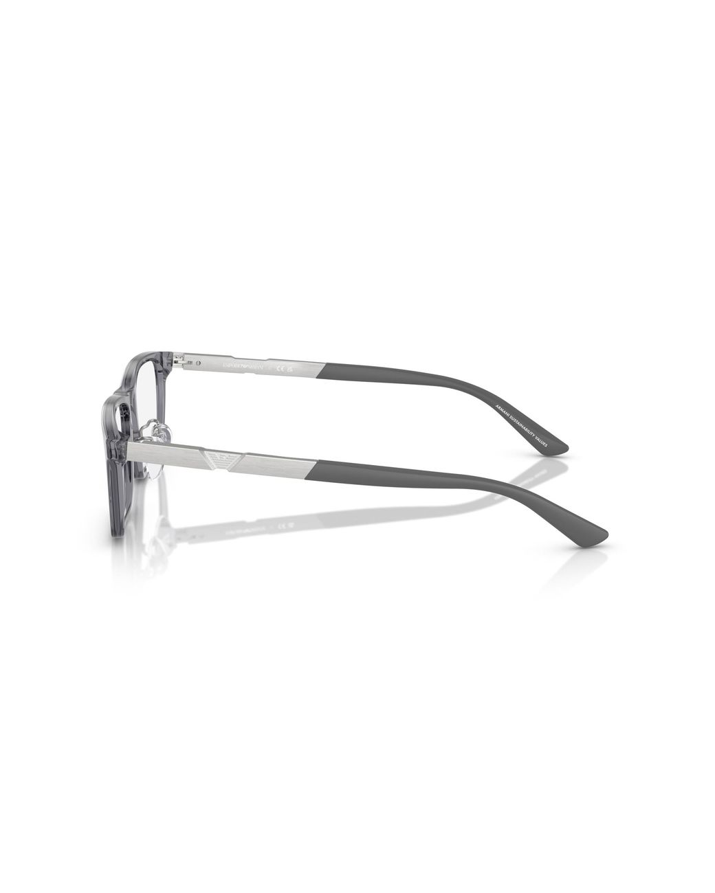Emporio Armani Black Ea3251D 6206 Optical Frames Acetate Squared Normal for men