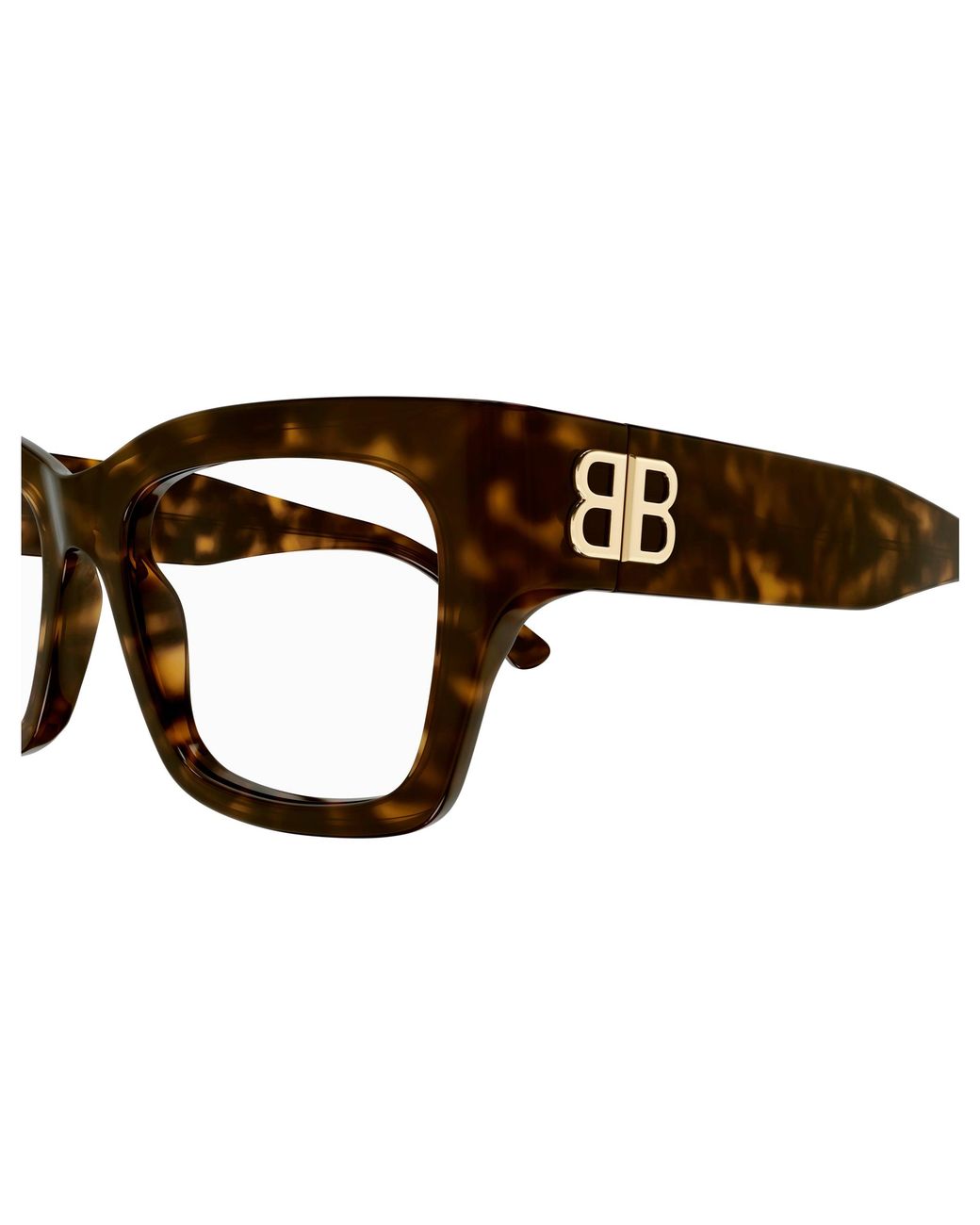 Balenciaga Black Bb0325O 007 Optical Frames Acetate Transparent Squared
