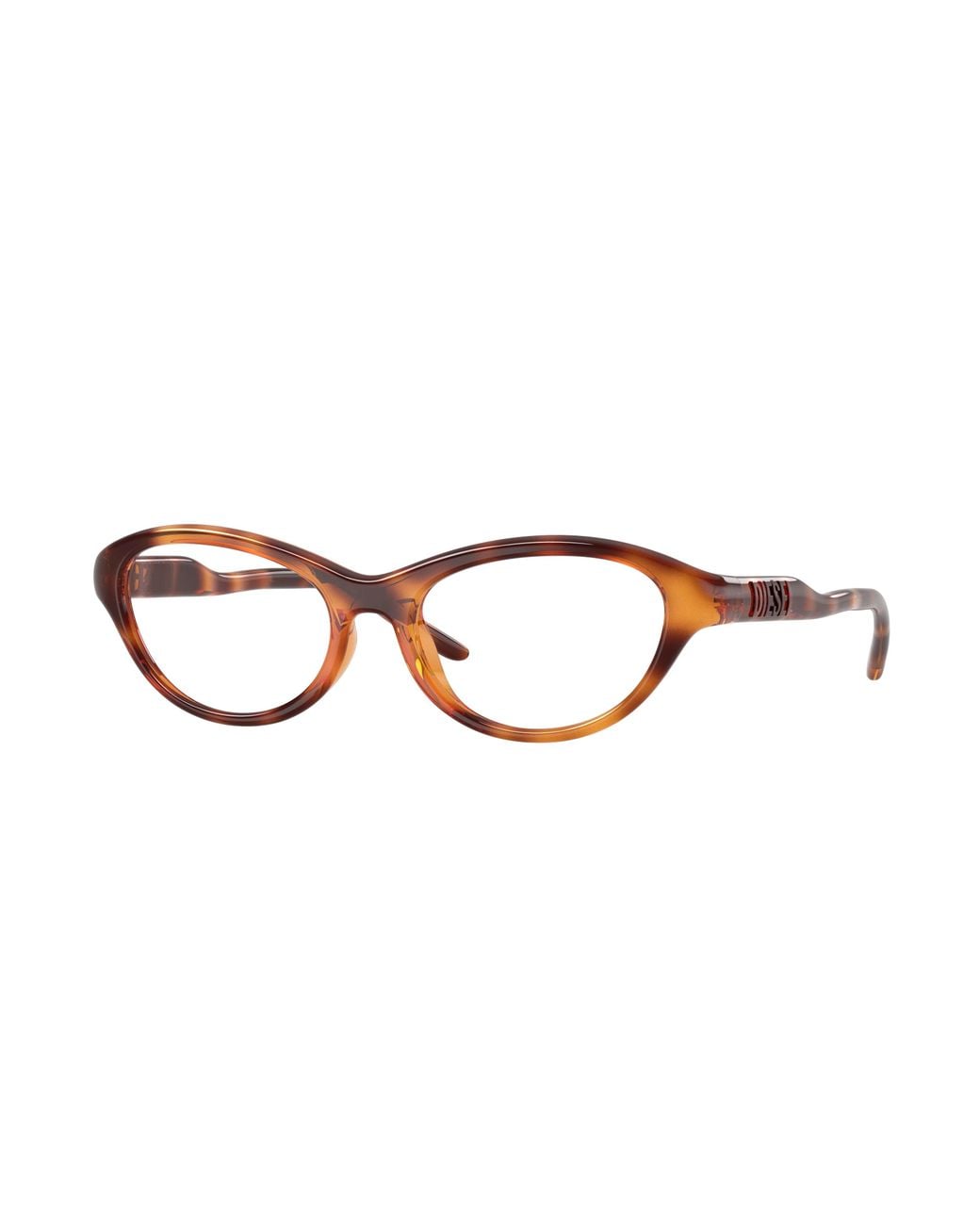 DIESEL Black Dl6013U 2003 Optical Frames Injected Transparent Cat Eye Normal