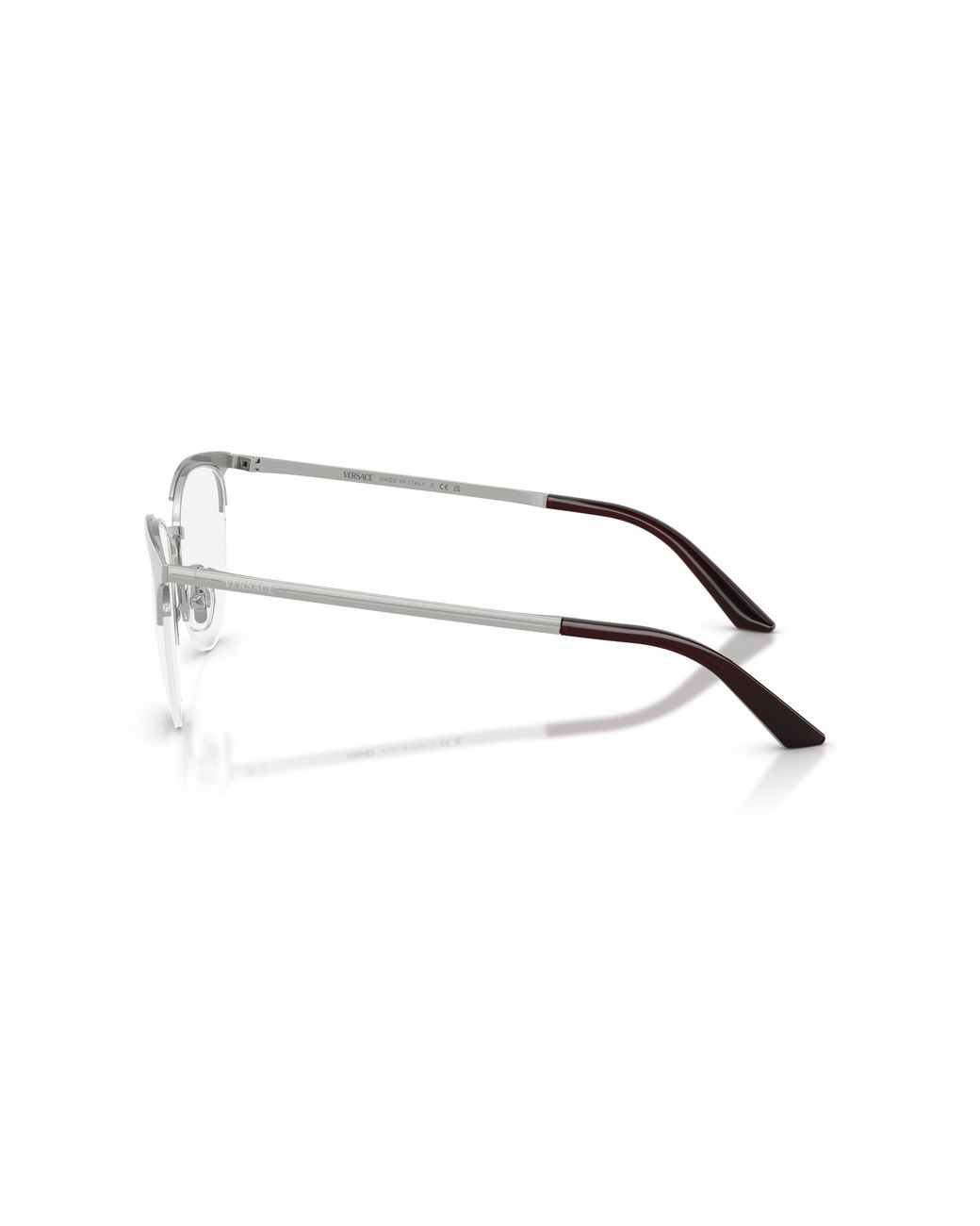 Versace Black Ve1321 1526 Optical Frames Metal Transparent Cat Eye Normal