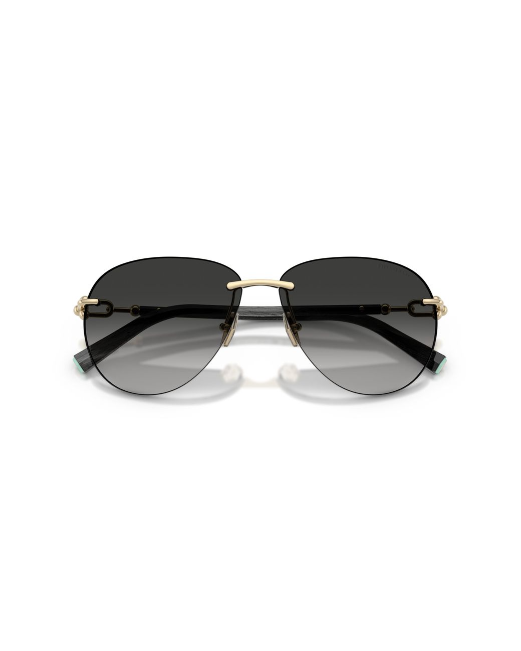 Tiffany & Co Black Tf3124 62413C Sunglasses Metal Pilot Normal Nuanced