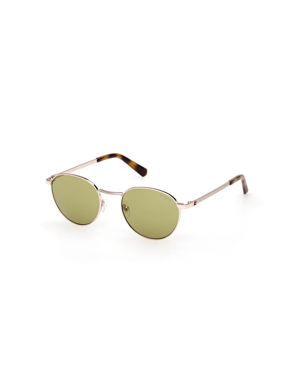 Guess Black Gu00272 32N Sunglasses Metal Round Normal for men