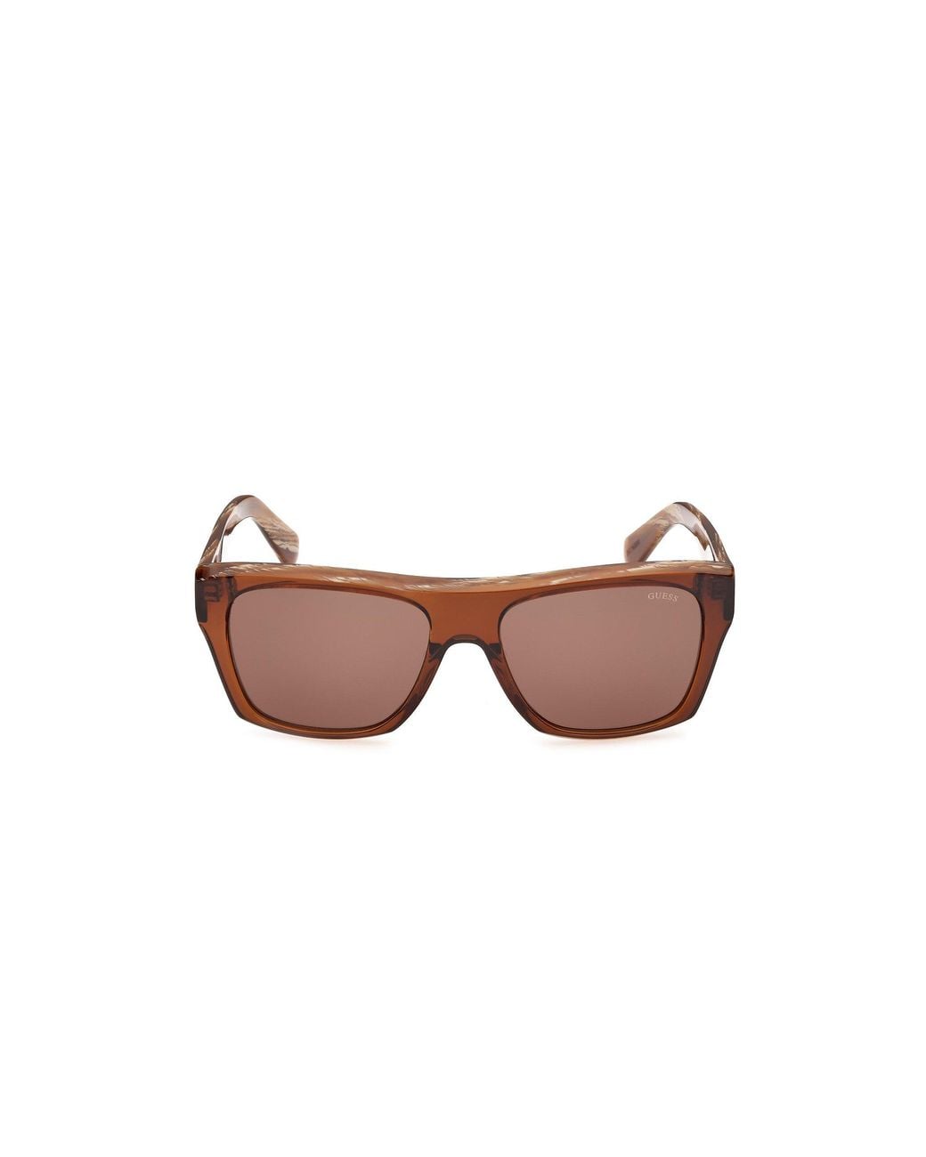 Guess Brown Gu00368 48E Sunglasses Acetate Squared Normal for men