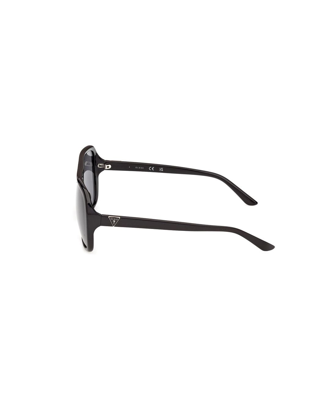 Guess Black Gu00351 01A Sunglasses Injected Smoke Pilot Normal