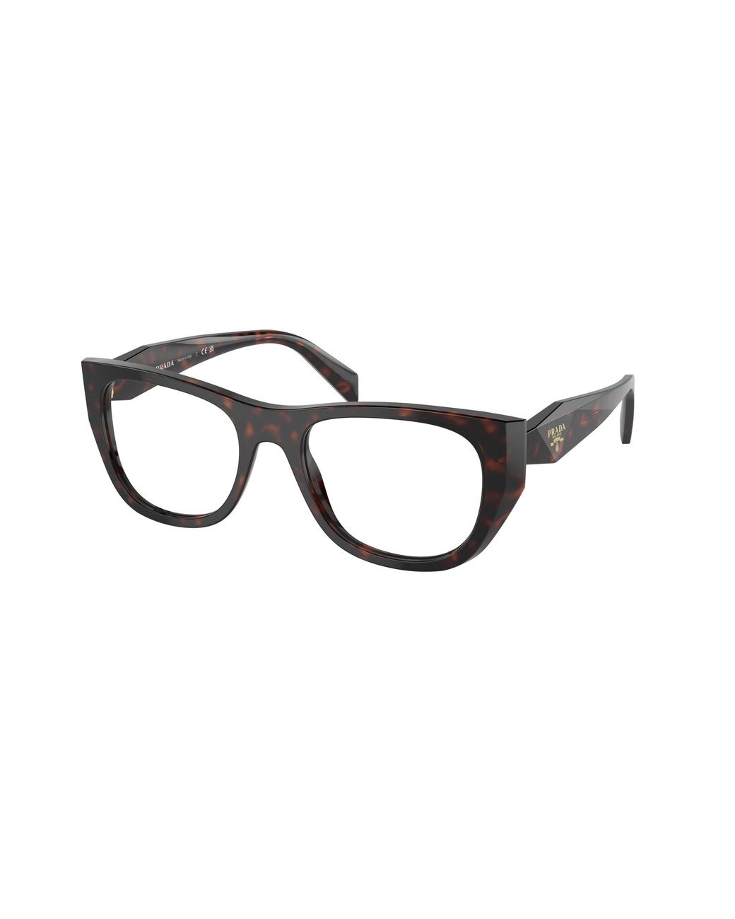 Prada Black Pr A18V 17N1O1 Optical Frames Acetate Geometric Normal