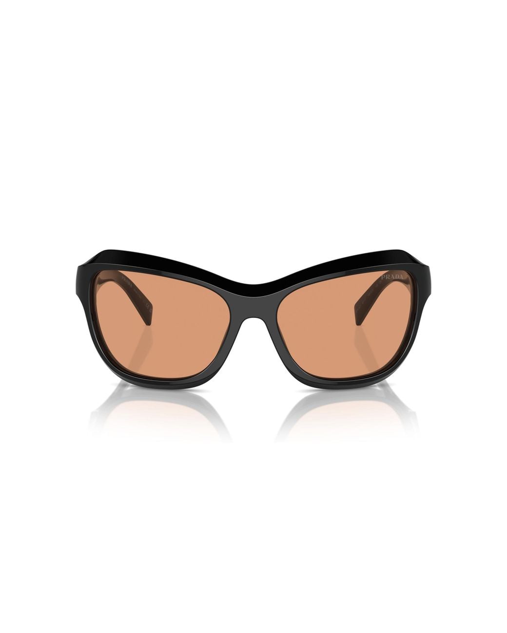 Prada Black Pr A27S 16K07V Sunglasses Acetate Butterfly Normal