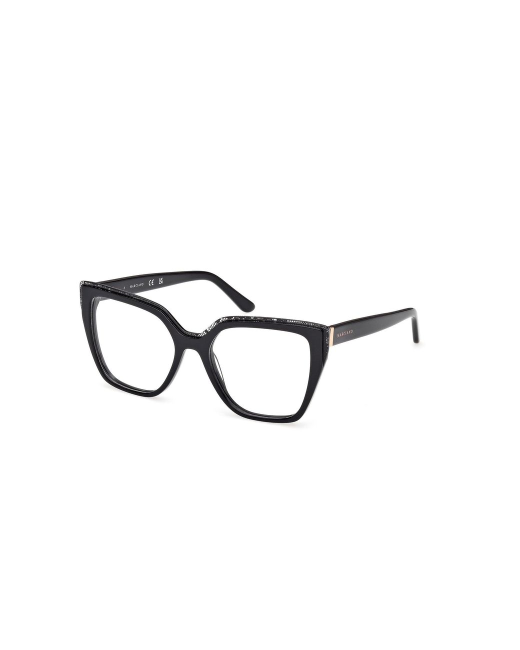 Guess Black Gm50042 089 Optical Frames Acetate Squared Normal