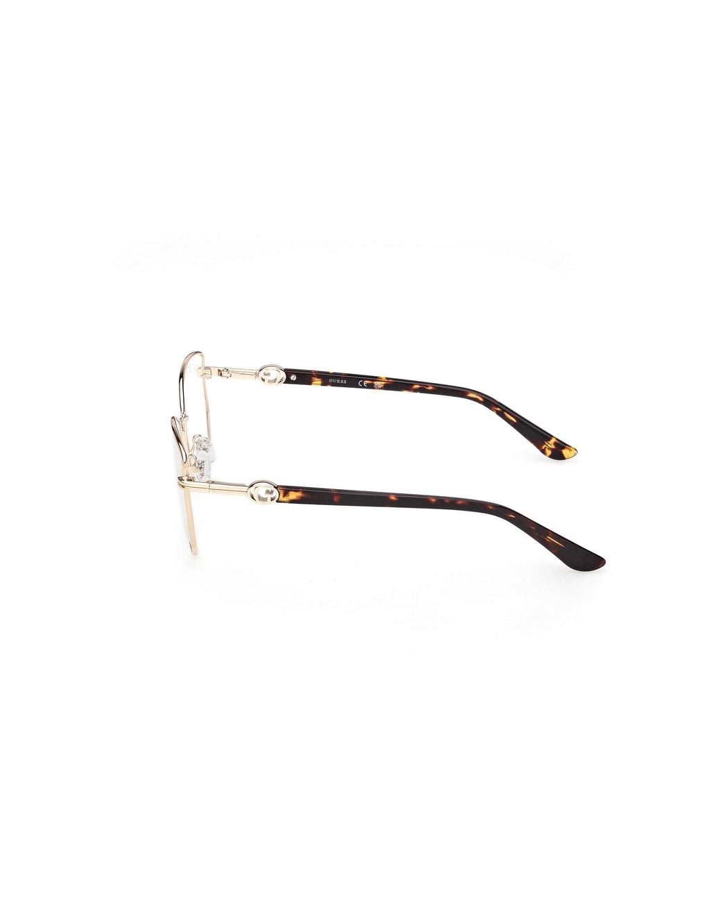 Guess Black Gu50312 032 Optical Frames Metal Geometric Normal