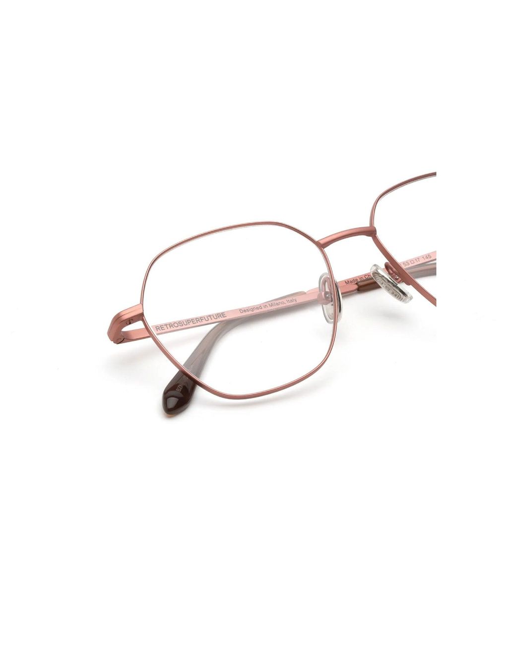 Retrosuperfuture Black Bzn Numero 138 Dark Optical Frames Metal Geometric