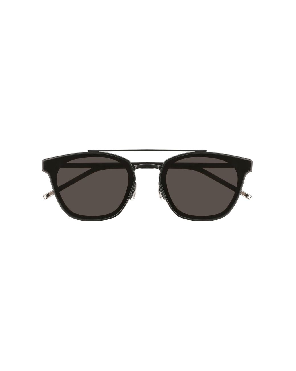 Saint Laurent Black Sl 28 Metal 001 Sunglasses Metal Squared Normal Anti-Glare
