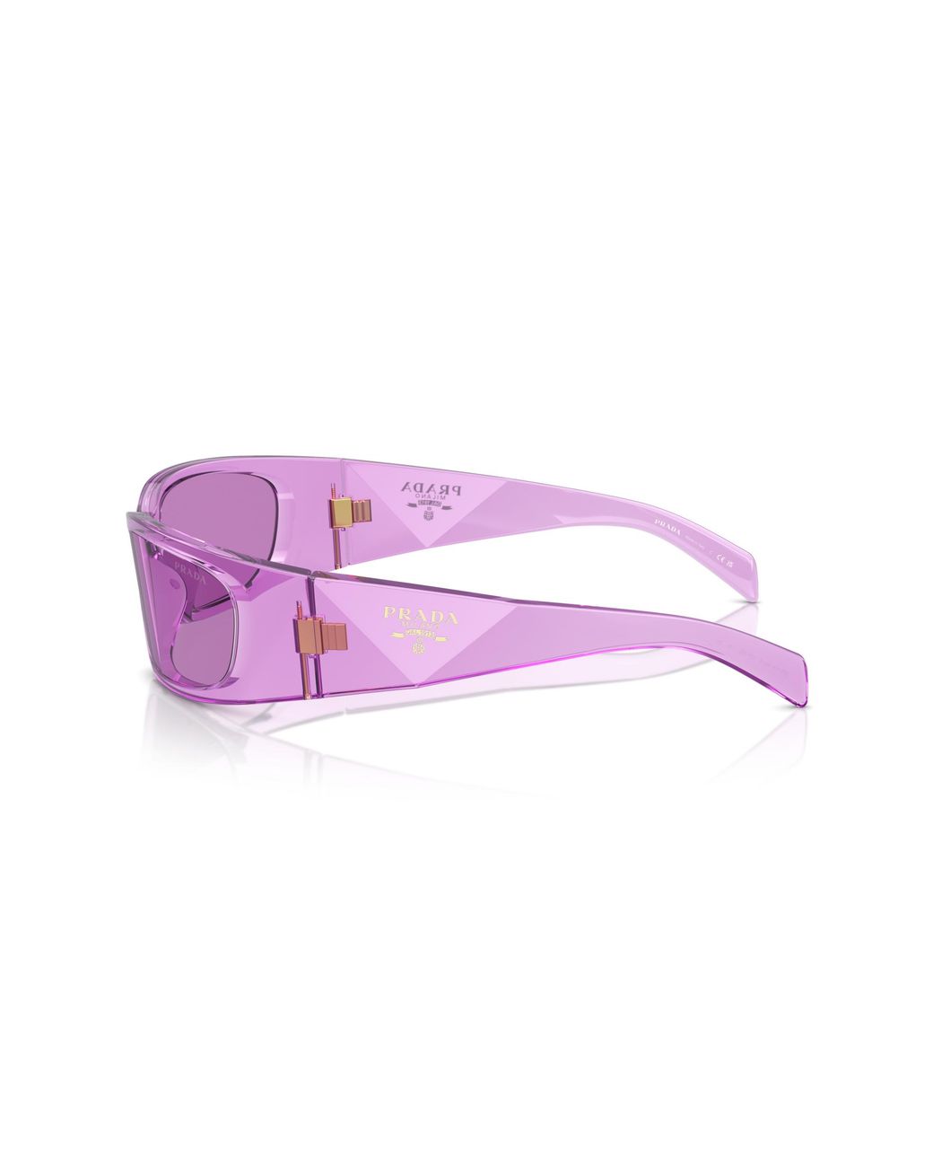 Prada Purple Pr A14S 13R30G Sunglasses Acetate Butterfly Normal