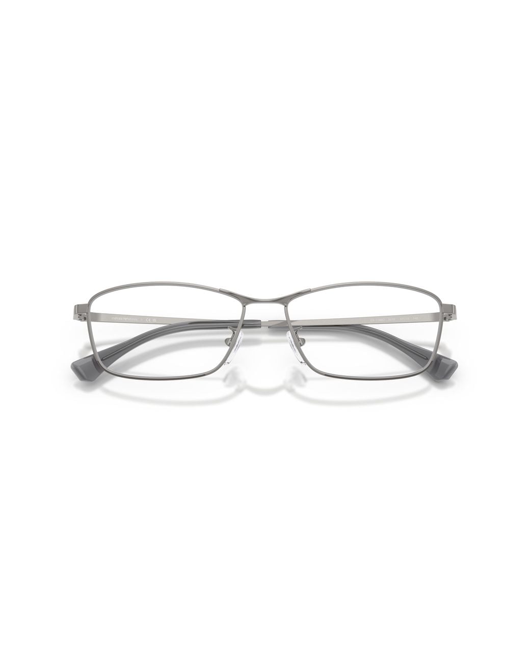 Emporio Armani Black Ea1196D 3010 Optical Frames Metal Transparent Geometric Normal for men