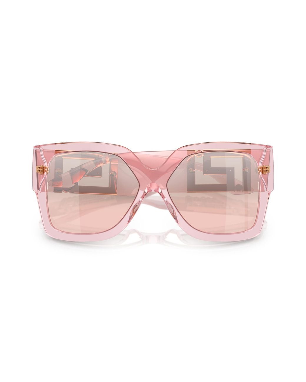 Versace Black Ve4402 54727E Sunglasses Acetate Squared Normal Mirror