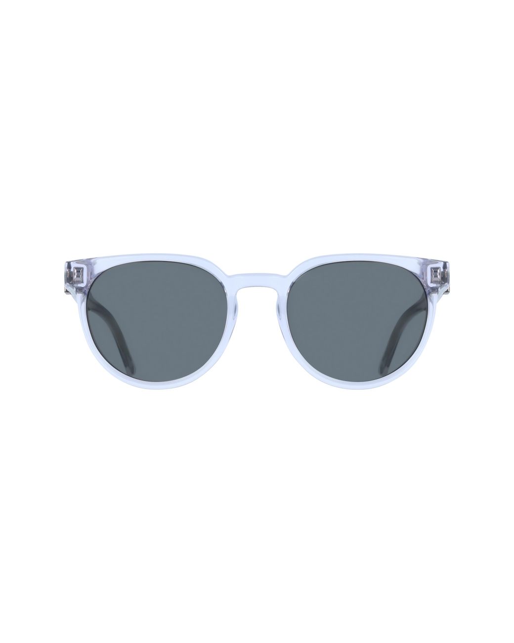 Ferragamo Black Sf2059Se 020 Sunglasses Smoke Geometric Normal for men