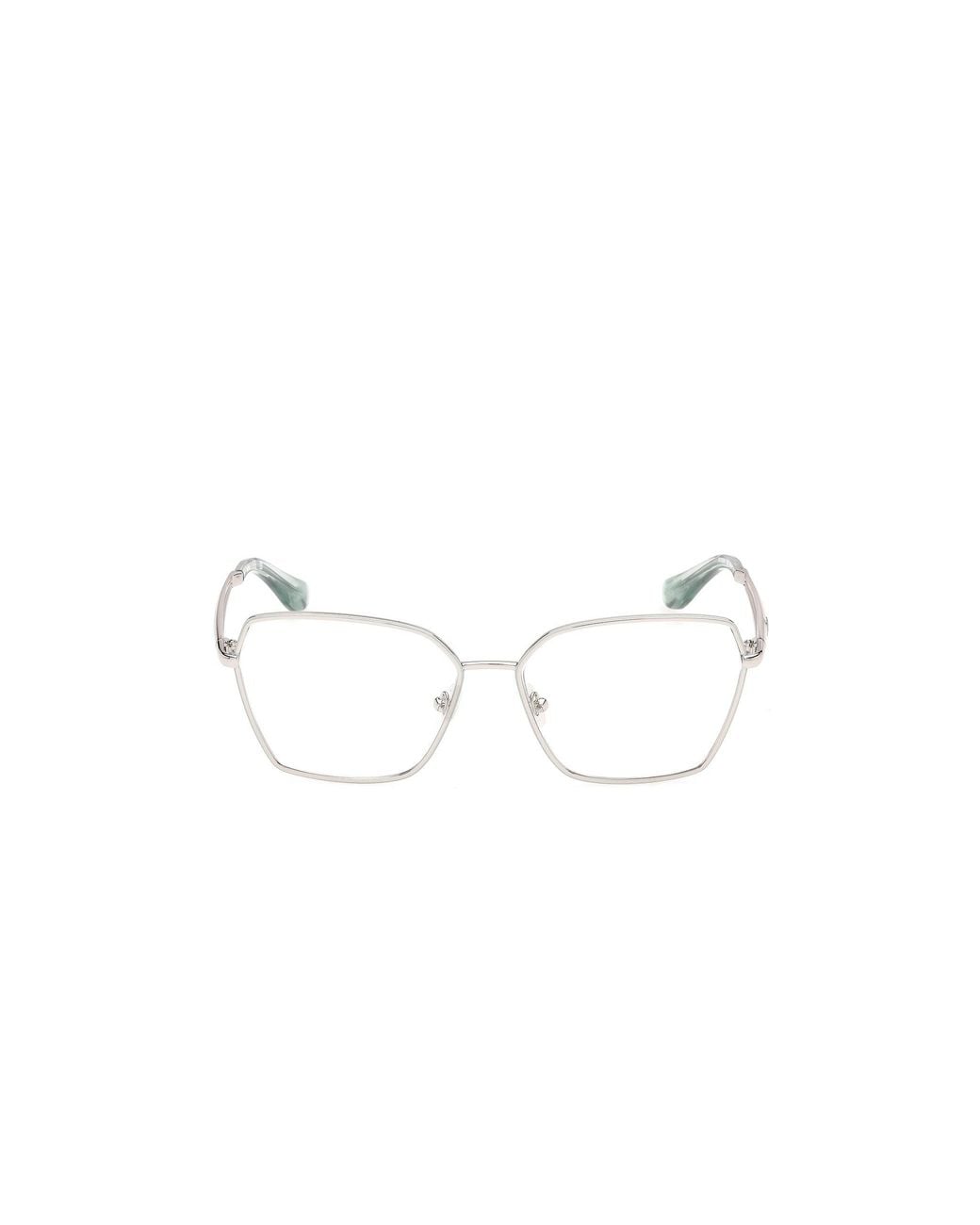 Guess Black Gu50384 95 Optical Frames Metal Squared Normal