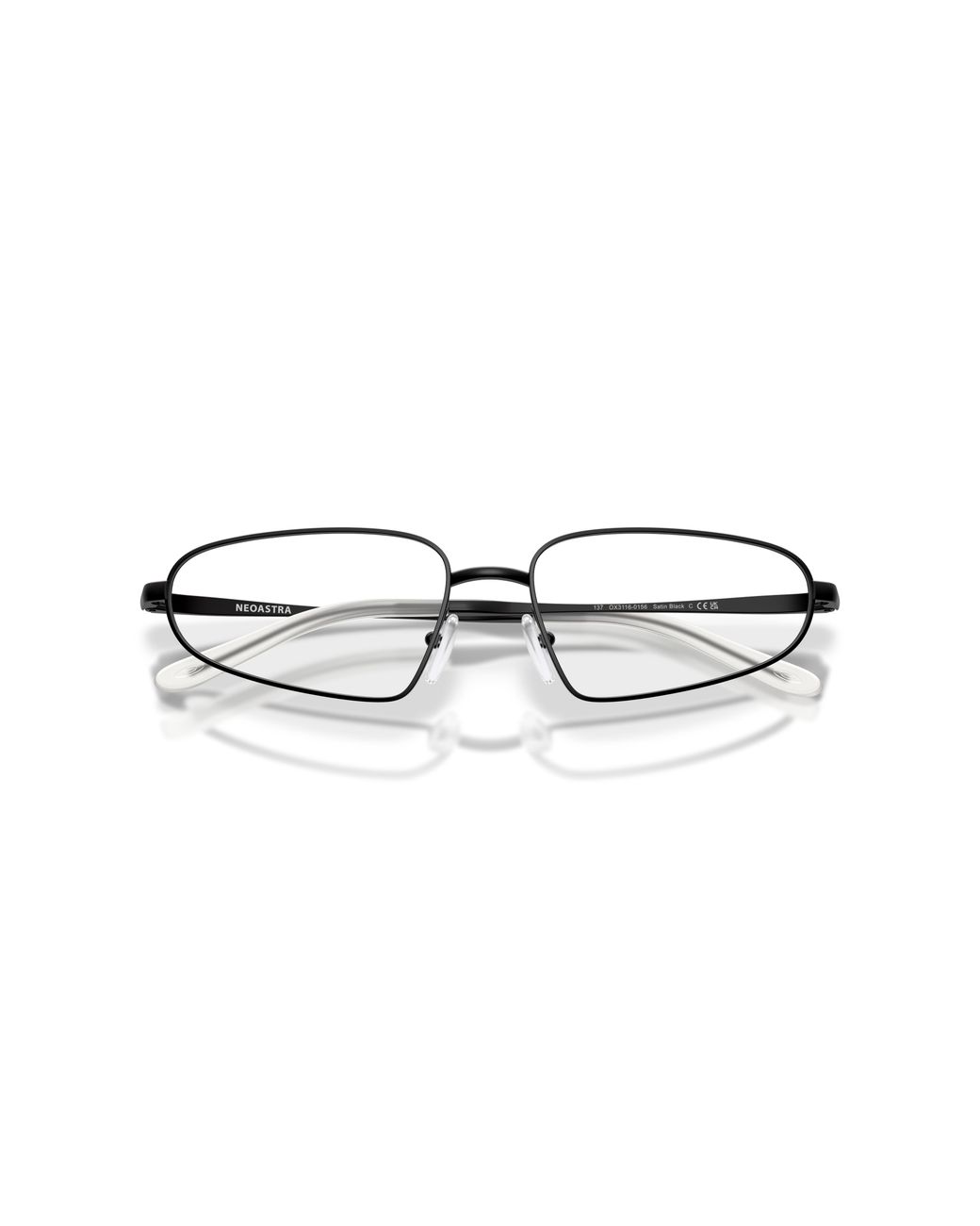 Oakley Black Ox3116 Neoastra 311601 Optical Frames Metal Transparent Squared Normal