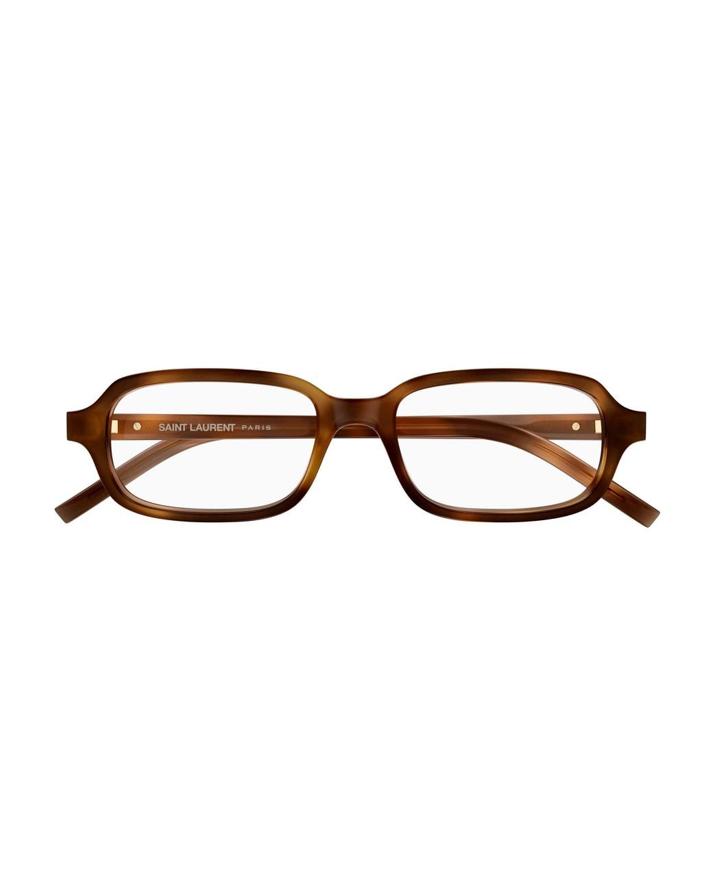 Saint Laurent Black Sl M180 003 Optical Frames Acetate Transparent Squared for men