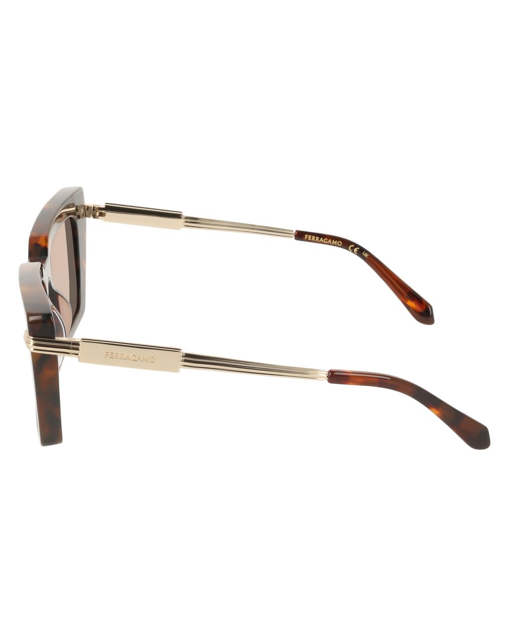 Ferragamo Black Sf2089S 240 Sunglasses Acetate Squared Normal