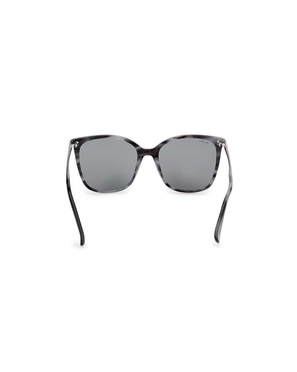 Max Mara Black Mm0202 64A Sunglasses Smoke Squared Normal