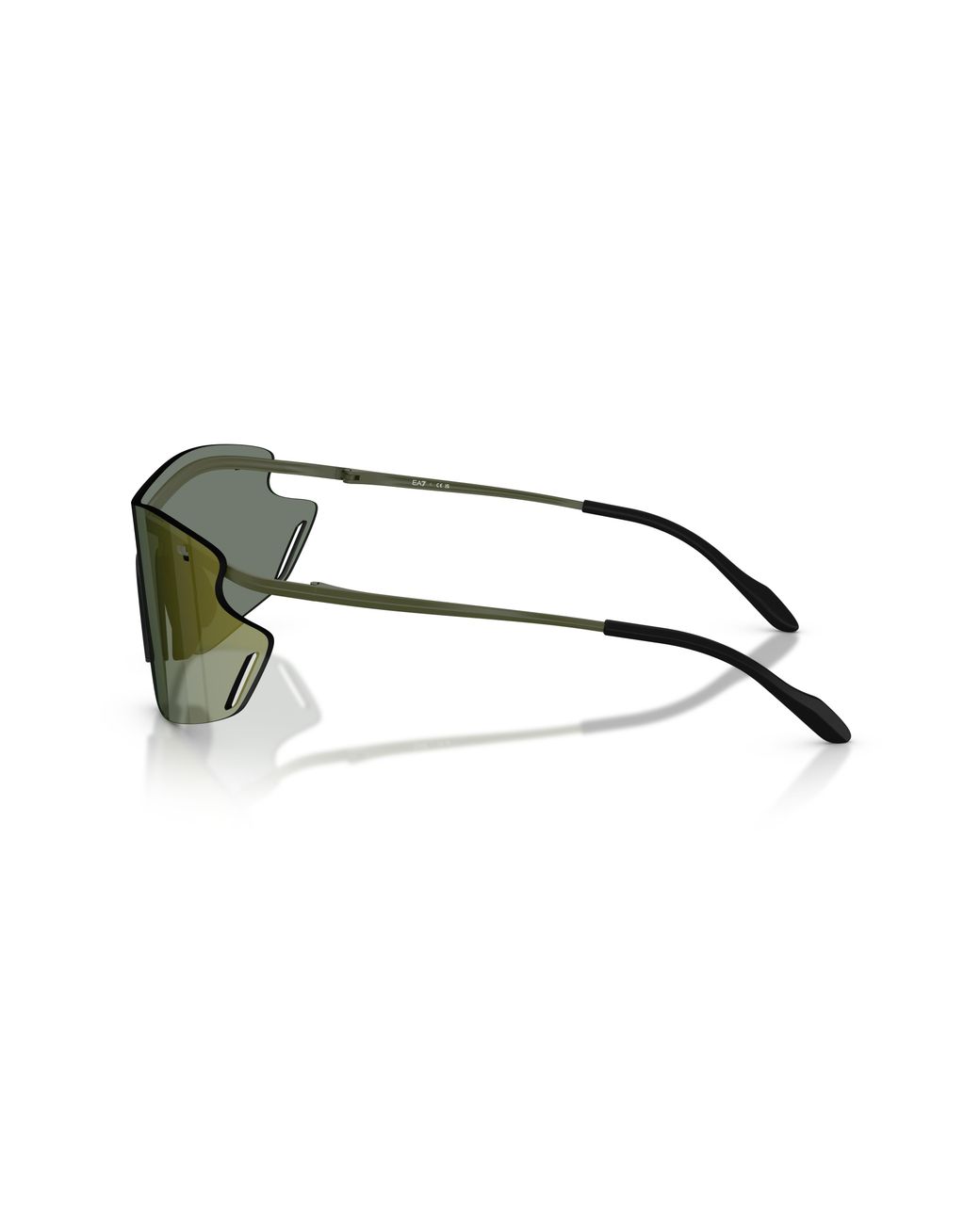 Moncler Green Q72001 34496R Sunglasses Metal Geometric Mirror for men