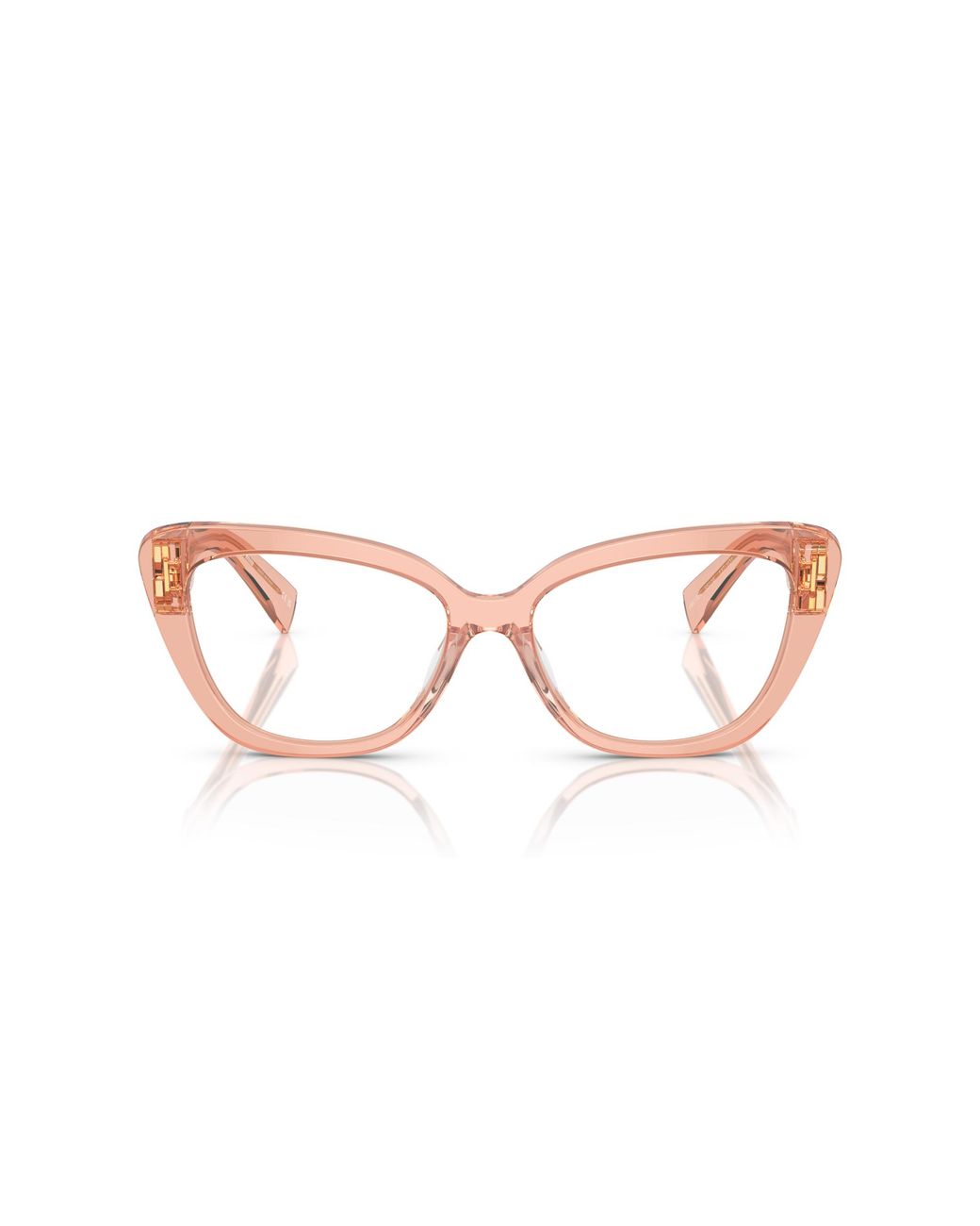 Miu Miu Black Mu 05Vv 13T1O1 Optical Frames Acetate Transparent Cat Eye Normal