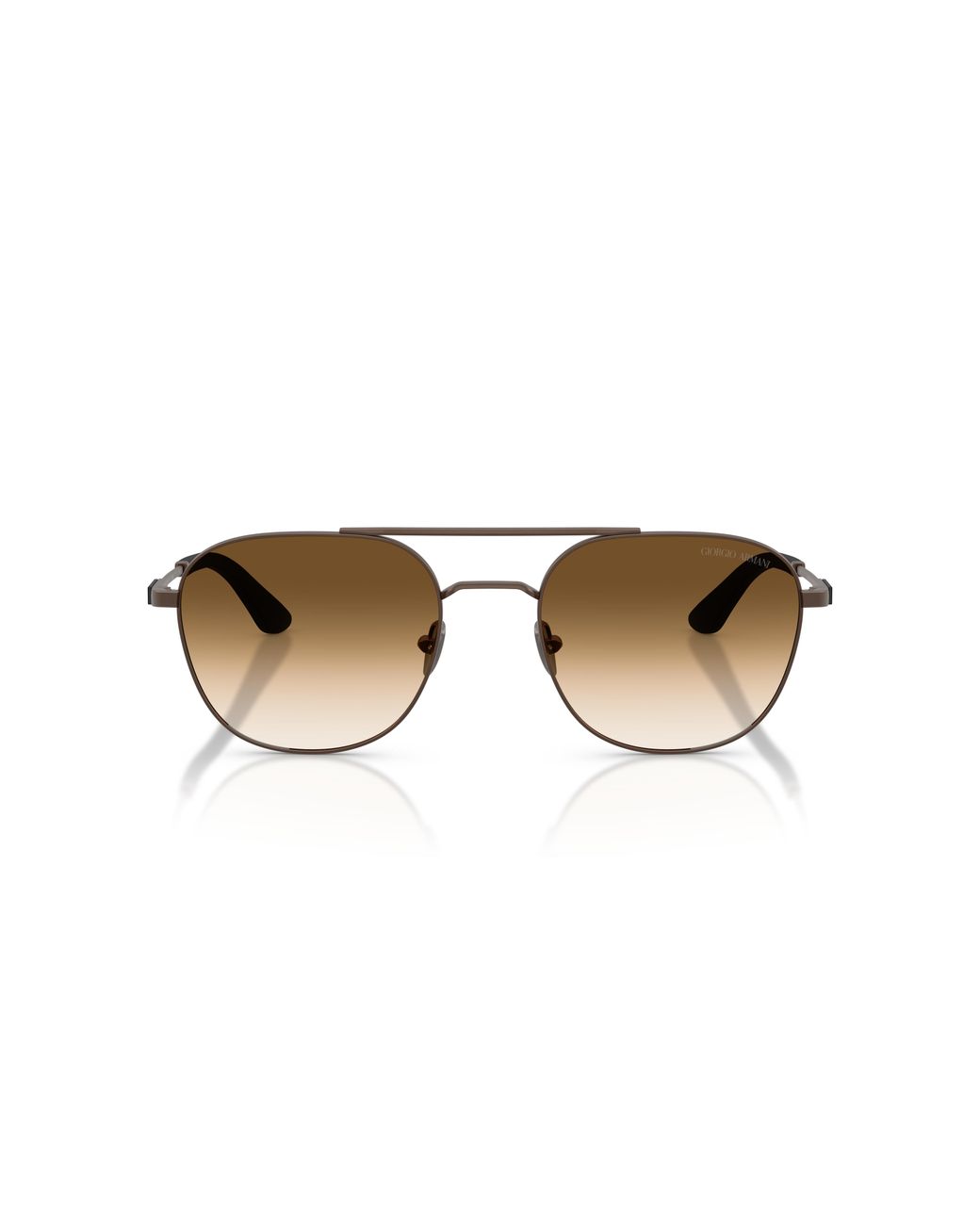 Giorgio Armani Black Ar6178 300651 Sunglasses Metal Squared Normal Shaded for men