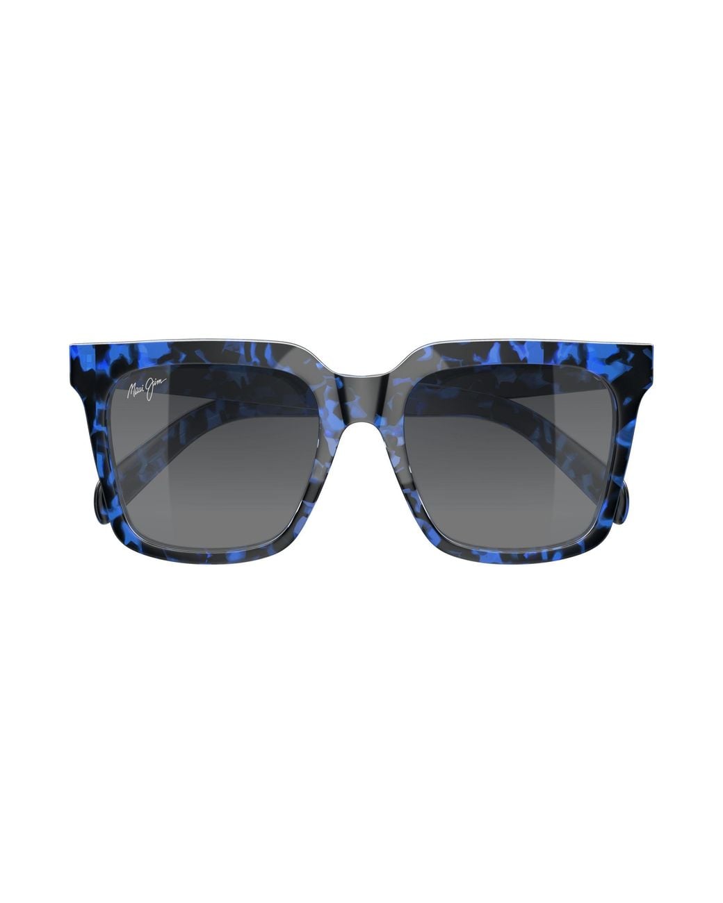 Maui Jim Black Mj0898S 002 Occhiali Da Sole Acetato Grigio Squadrata