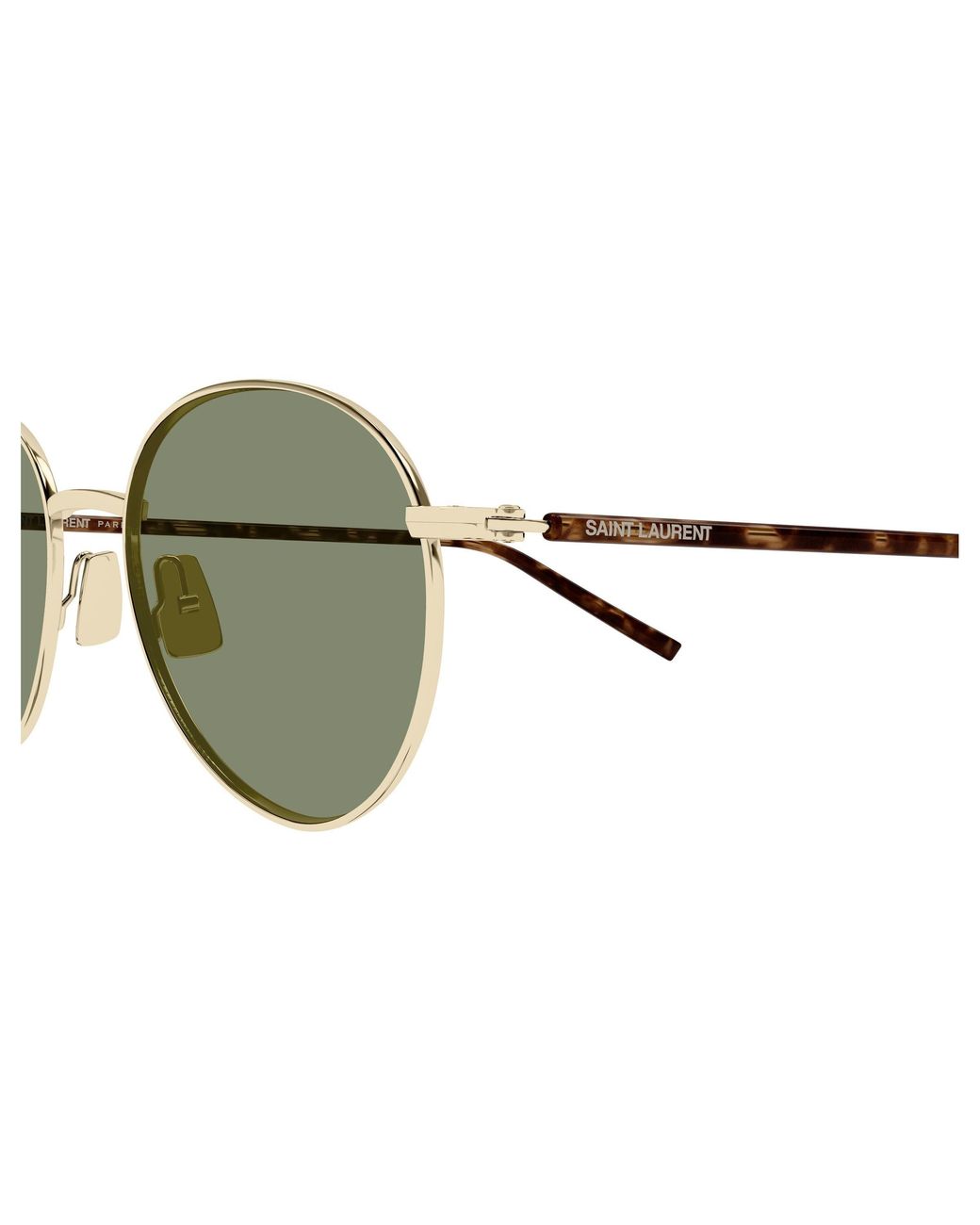 Saint Laurent Black Sl 865 003 Sunglasses Metal Round