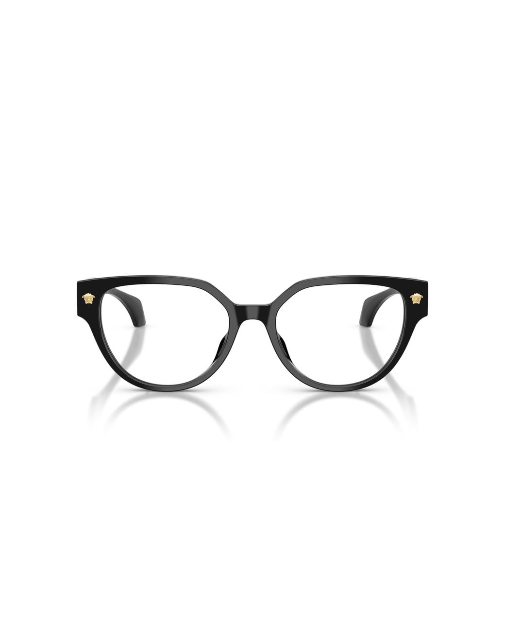 Versace Black Ve3394D Gb1 Optical Frames Acetate Transparent Cat Eye Normal
