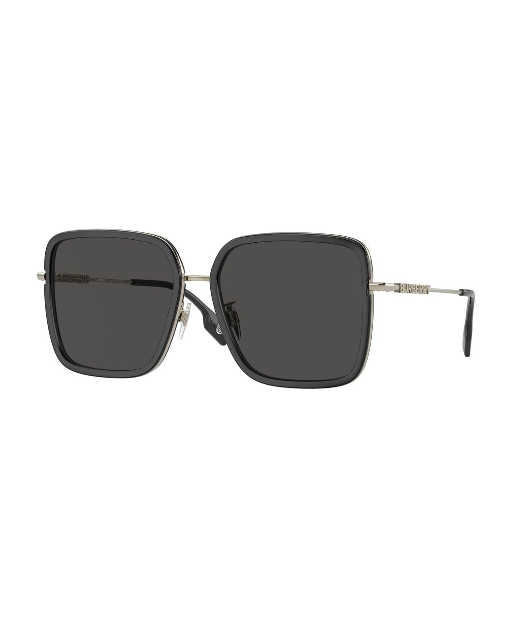 Burberry Black Be3145D Dionne 110987 Sunglasses Steel Squared Normal