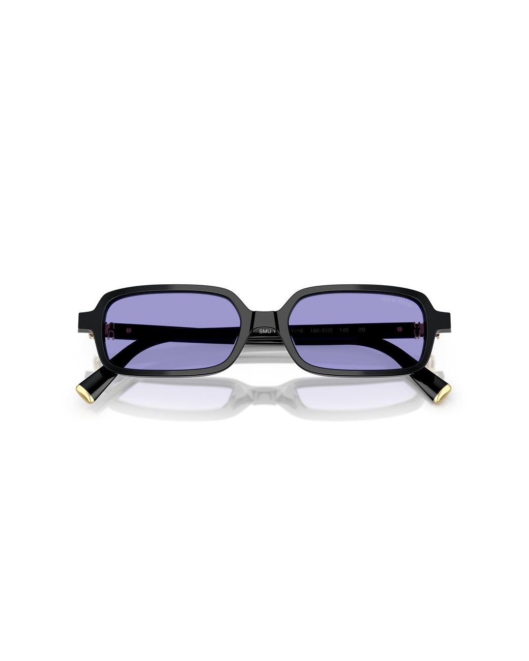 Miu Miu Black Mu 11Zs 16K01O Sunglasses Acetate Squared Normal