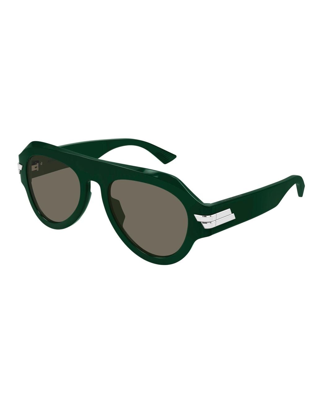 Bottega Veneta Green Bv1488S 005 Sunglasses Acetate Pilot