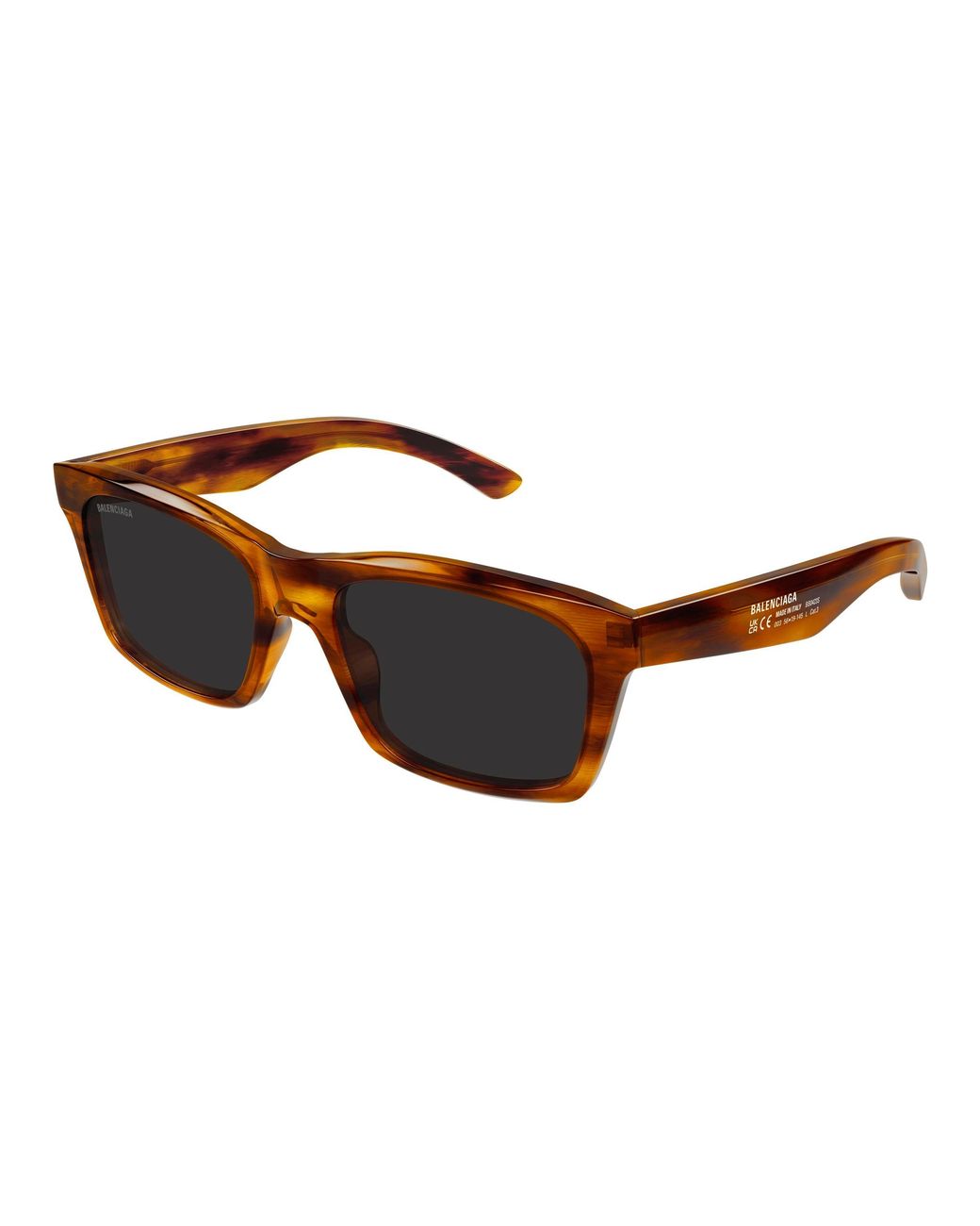 Balenciaga Black Bb0423S 003 Sunglasses Acetate Squared for men