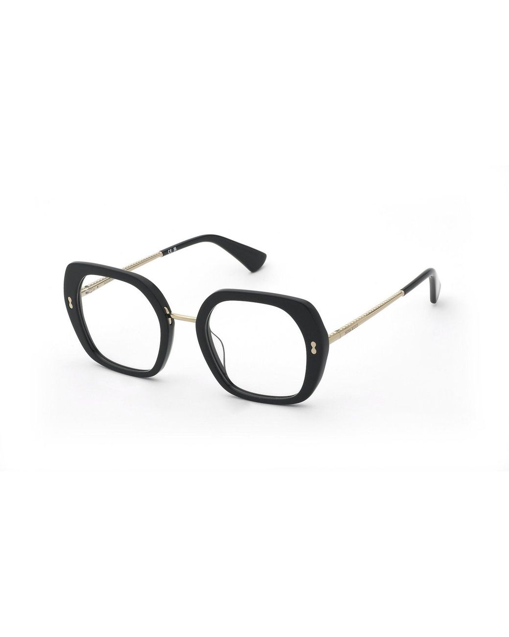Nina Ricci Black Vnr453 700 Optical Frames Acetate Geometric