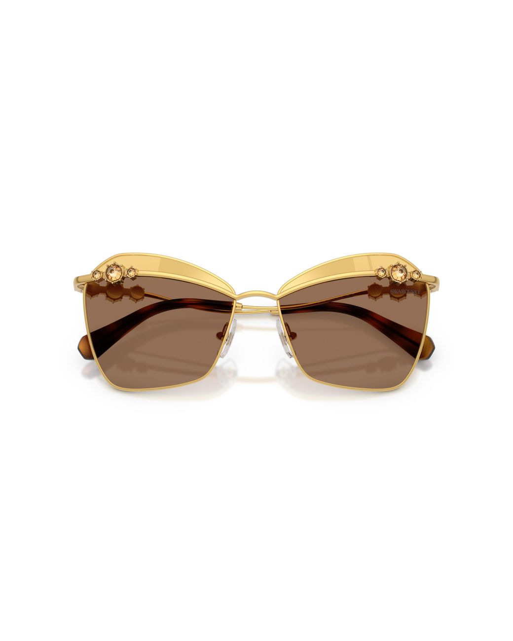 Swarovski Black Sk7040 4007To Sunglasses Metal Butterfly Normal
