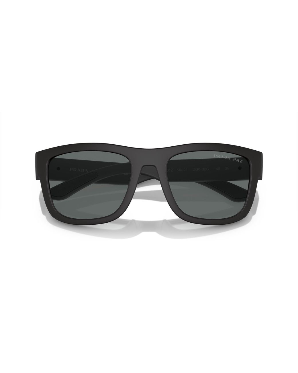 Prada Linea Rossa Black Ps 01Zs Dg002G Sunglasses Nylon Pillow Polarized for men