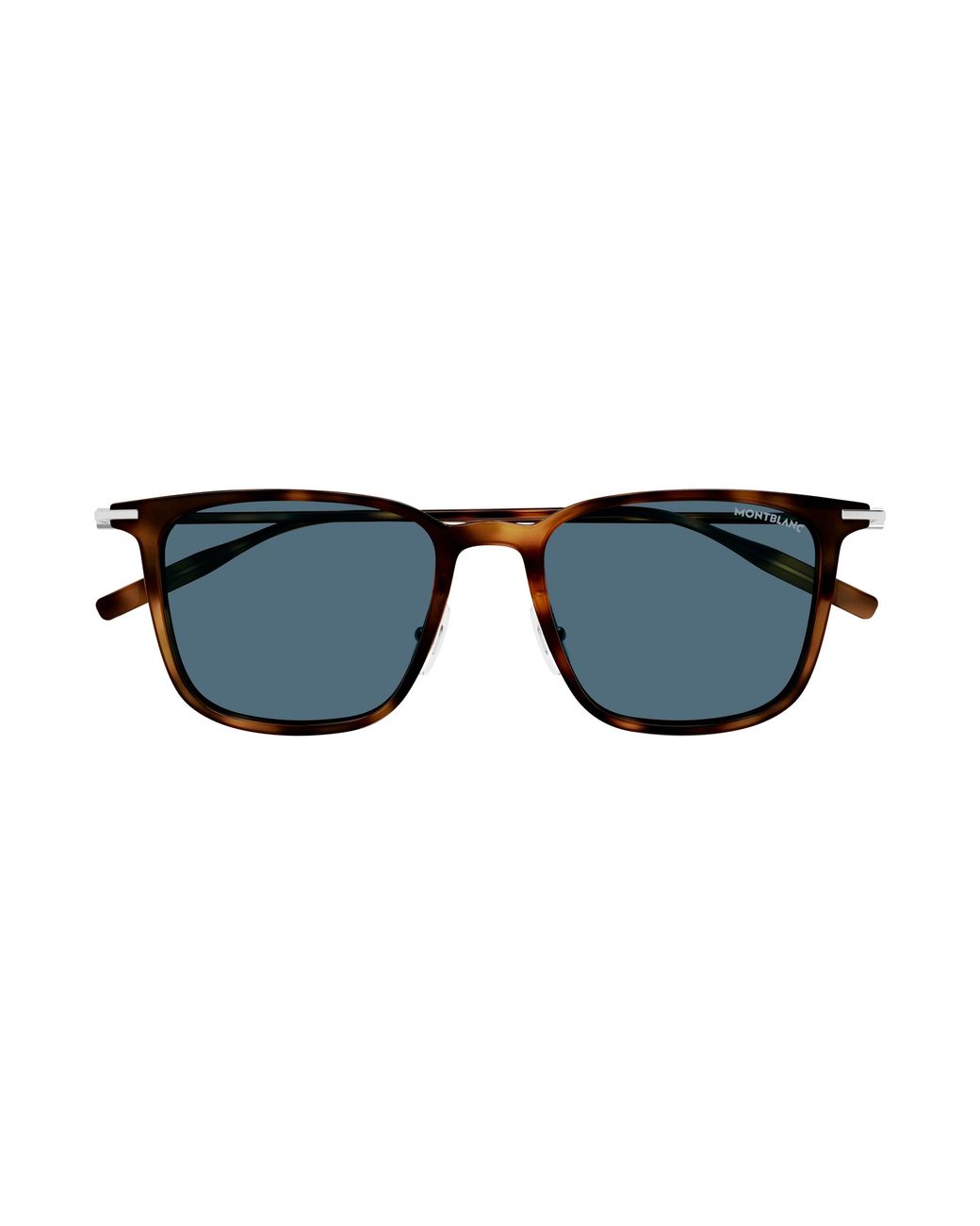 Montblanc Black Mb0354S 004 Sunglasses Injected Squared for men