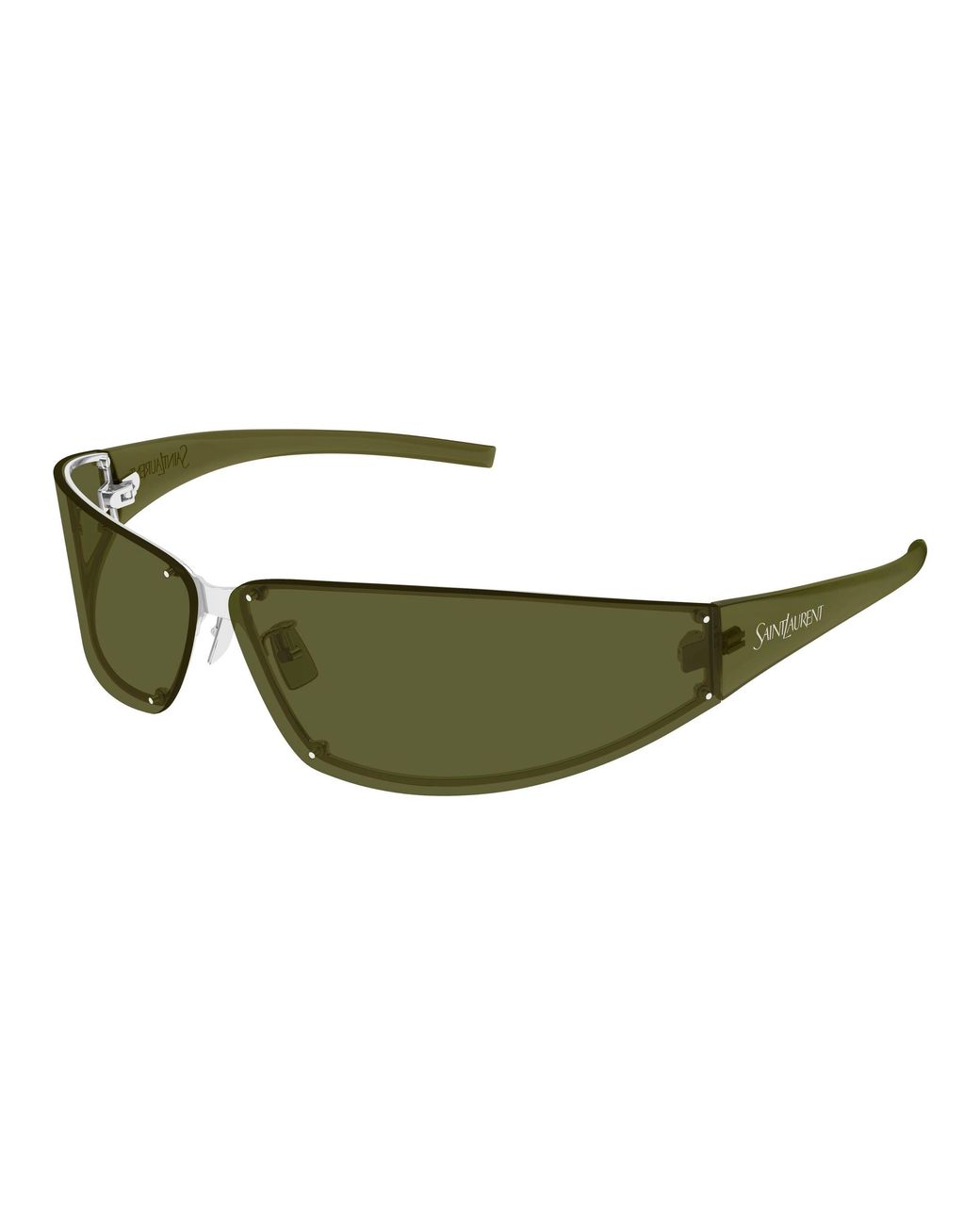 Saint Laurent Green Sl 963 006 Sunglasses Metal Squared for men