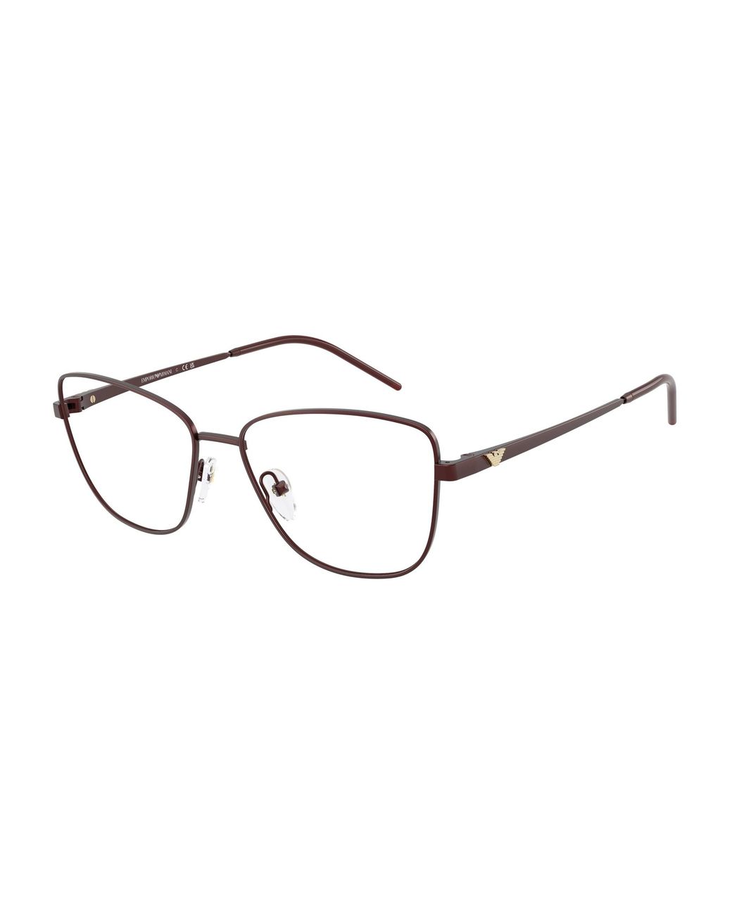 Emporio Armani Black Ea1172 3402 Optical Frames Metal Geometric Normal
