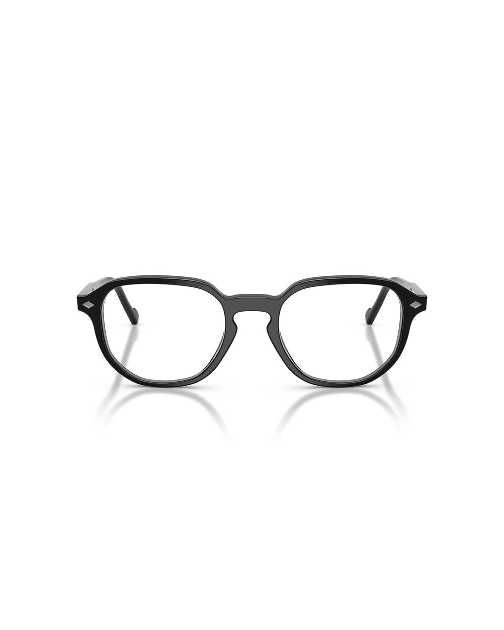 Vogue Eyewear Black Vo5708 W44 Optical Frames Acetate Transparent Geometric Normal for men