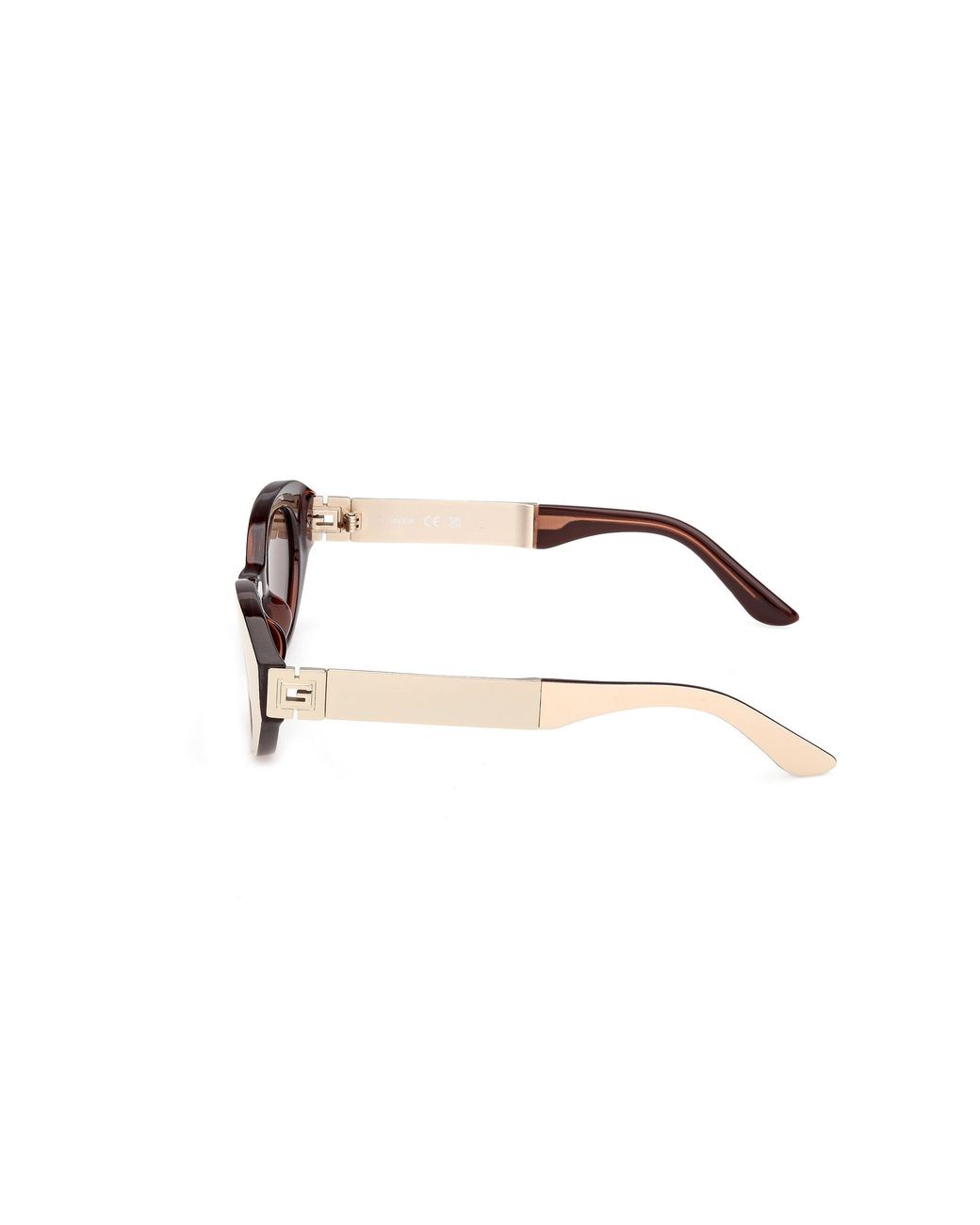 Guess Black Gu00261-H 25E Sunglasses Injected Round Normal
