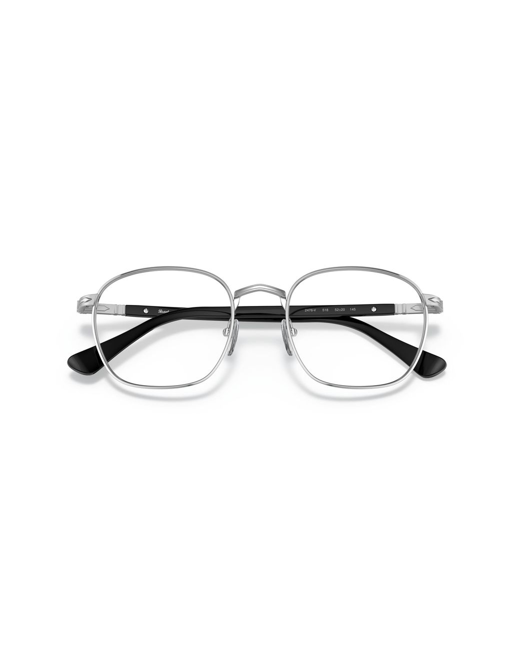 Persol Black Po2476V 518 Optical Frames Metal Squared