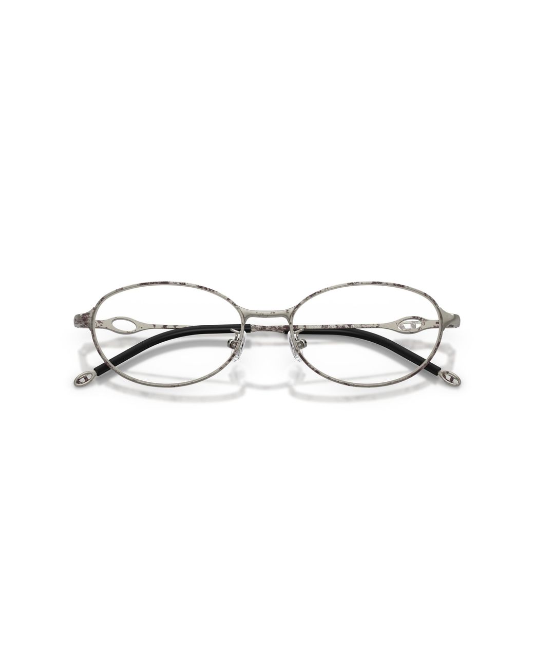 DIESEL Black Dl5004D 1028 Optical Frames Metal Round Normal