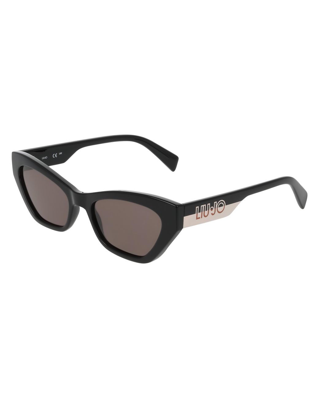 Liu Jo Black Lj807S 001 Sunglasses Bio-Inject Smoke Squared Normal