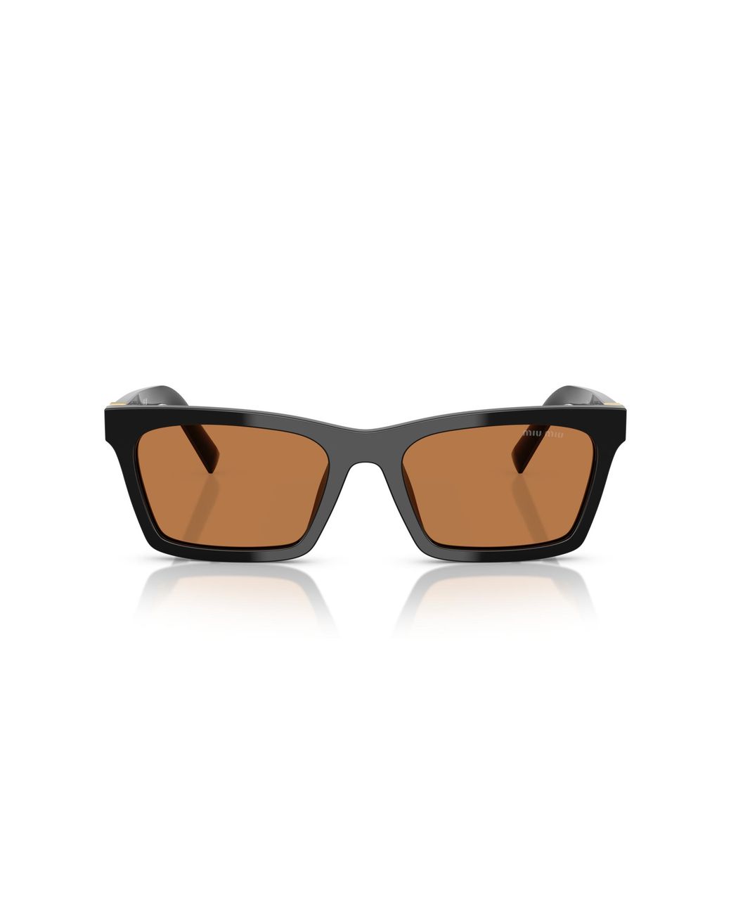 Miu Miu Black Mu A05S 16K10I Sunglasses Acetate Squared Normal