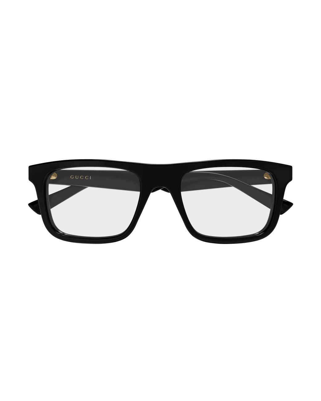 Gucci Black Gg2184O 005 Optical Frames Acetate Transparent Squared for men