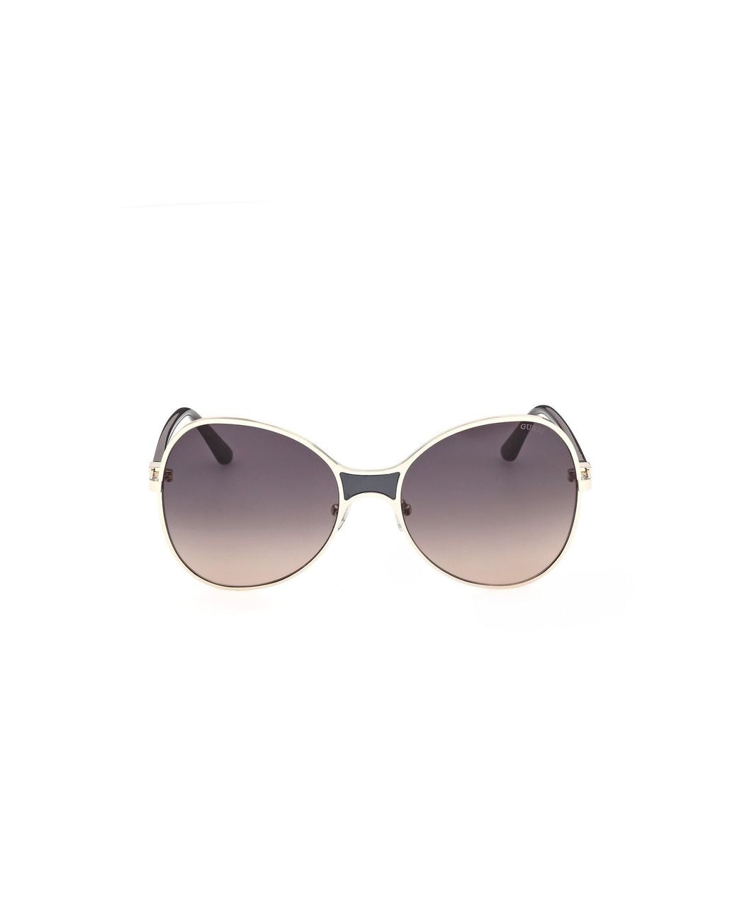 Guess Black Gu00359 32B Sunglasses Injected Smoke Butterfly Normal