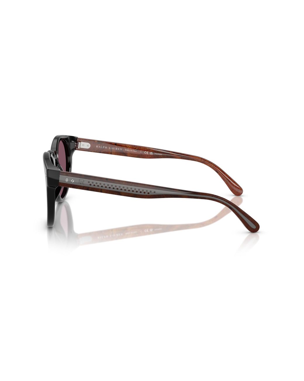 Ralph Lauren Black Rl8229U 53981A Sunglasses Acetate Viola Pantos Polarized for men