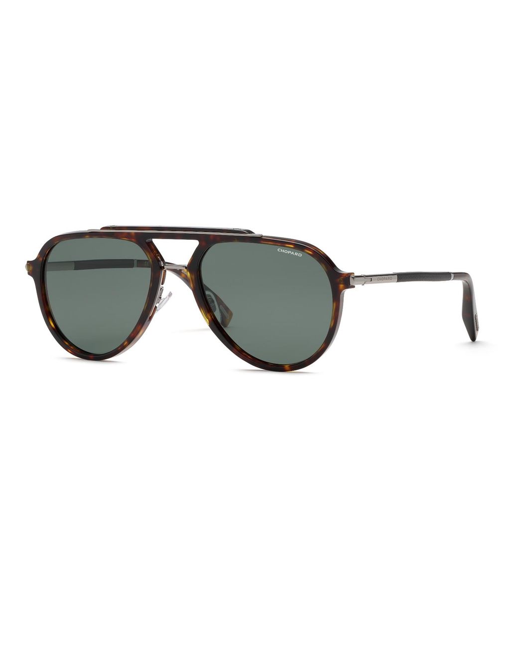 Chopard Black Sch399 909P Sunglasses Acetate Pilot Polarized for men